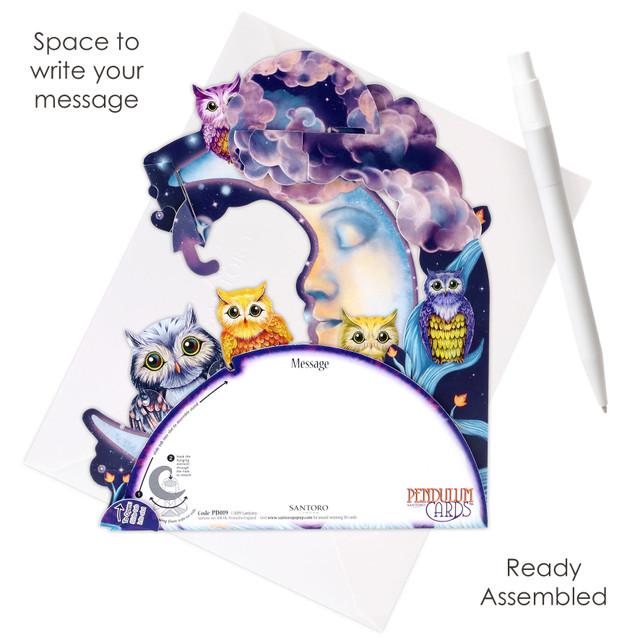 Santoro London Pendulum Cards - Owls