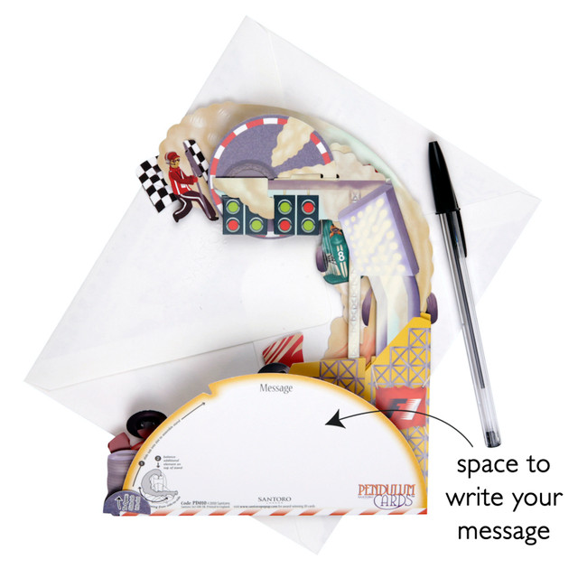 Santoro London Pendulum Cards - Racing Cars