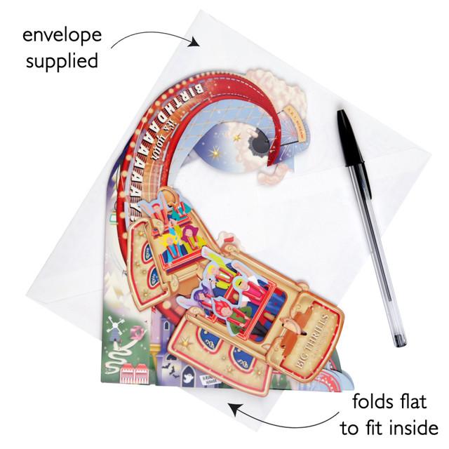 Santoro London Pendulum Cards - Roller Coaster