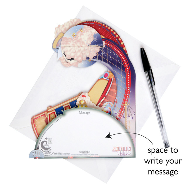 Santoro London Pendulum Cards - Roller Coaster