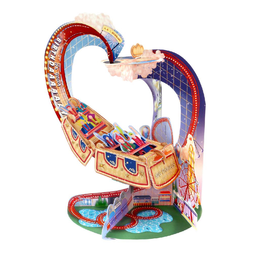 santoro london Pendulum Cards - Roller Coaster