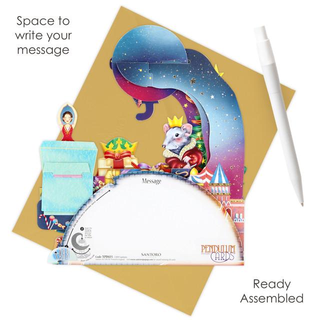 Santoro London Pendulum Cards - The Nutcracker