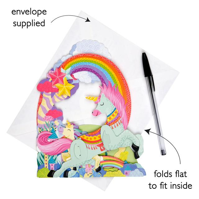 Santoro London Pendulum Cards - Unicorn