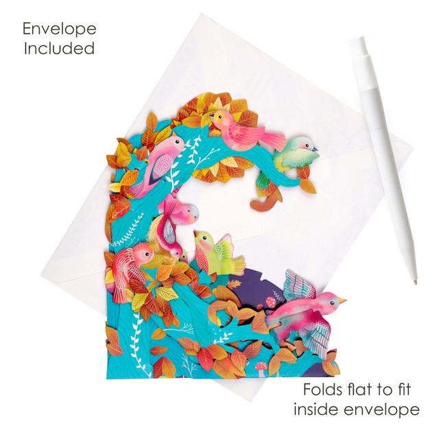 Santoro London Pendulum Cards - Vibrant Birds