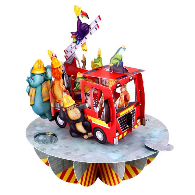 Santoro London Pirouettes - Animal Firetruck