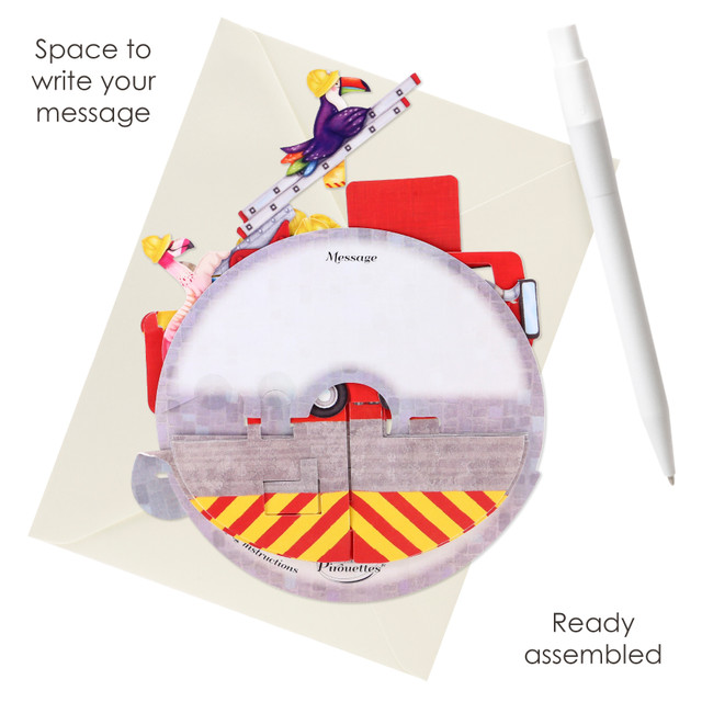 Santoro London Pirouettes - Animal Firetruck