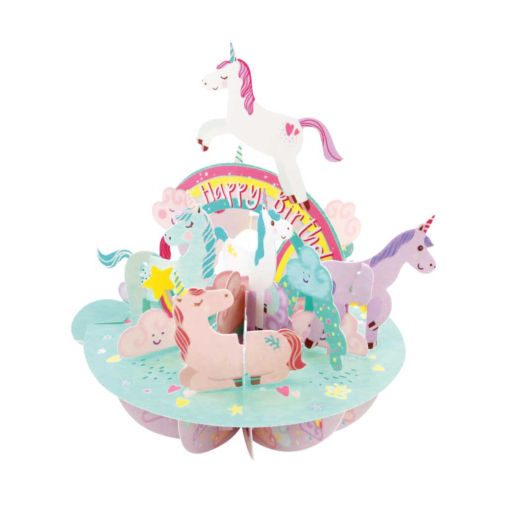 santoro london Pirouettes - Birthday Unicorn