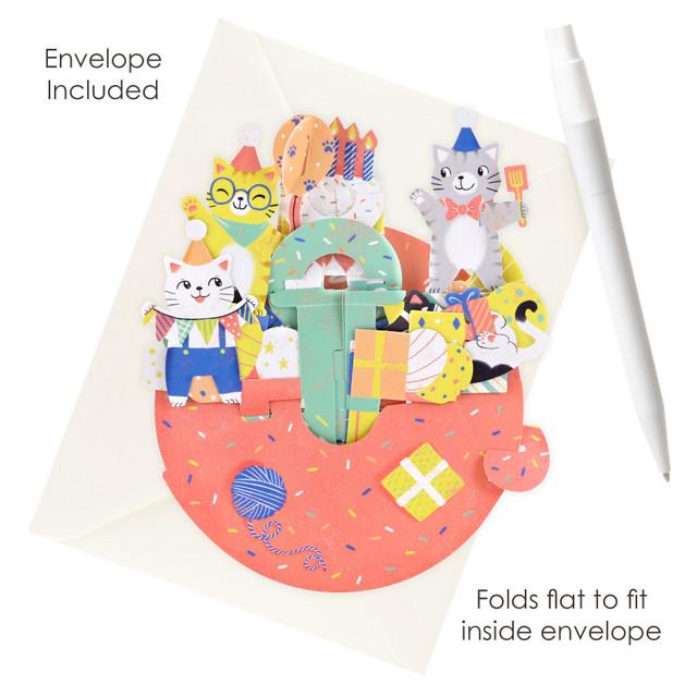 Santoro London Pirouettes Card - Birthday Cats