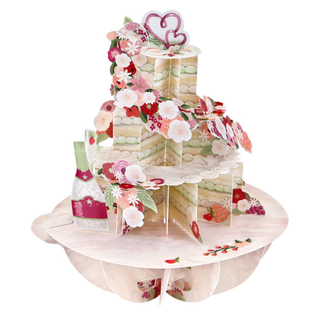 Santoro London Pirouettes Card - Cut The Cake
