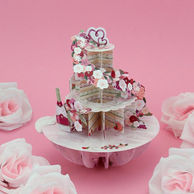 Santoro London Pirouettes Card - Cut The Cake