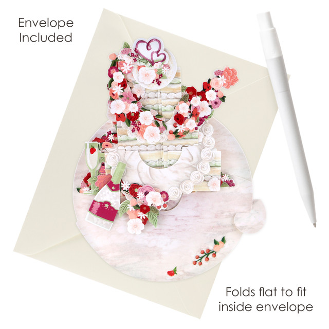 Santoro London Pirouettes Card - Cut The Cake