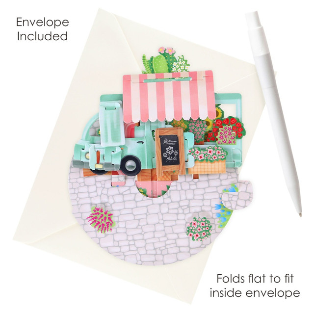 Santoro London Pirouettes Card - Flower Stall