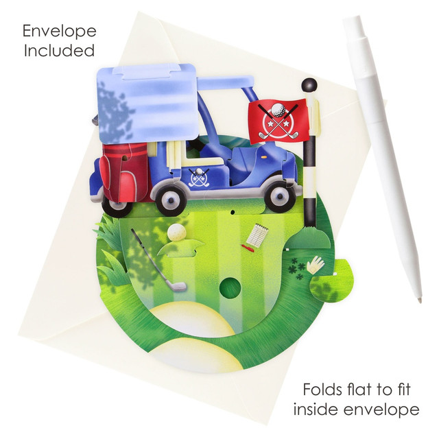 Santoro London Pirouettes Card - Golf