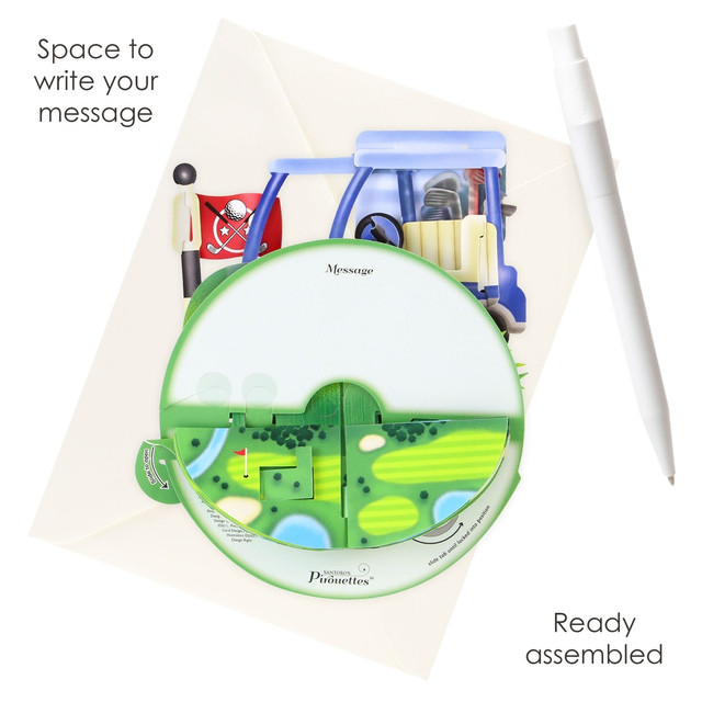 Santoro London Pirouettes Card - Golf