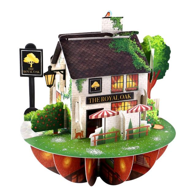 Santoro London Pirouettes Card - The Royal Oak Pub