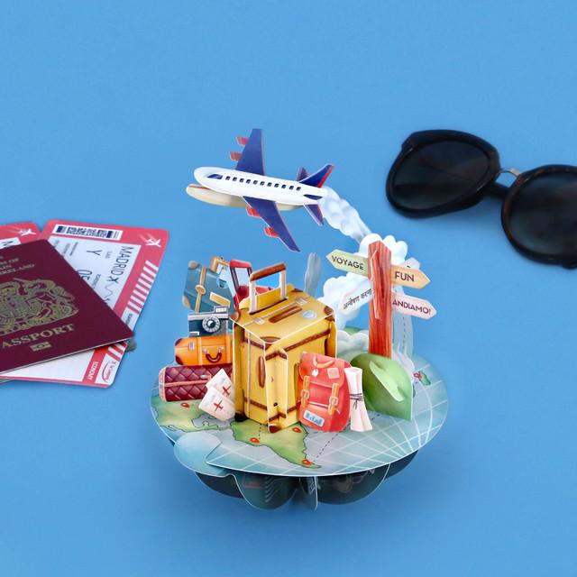 Santoro London Pirouettes Card - Travel