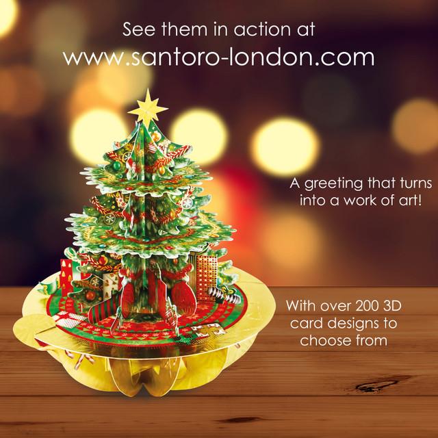 Santoro London Pirouettes - Christmas Tree