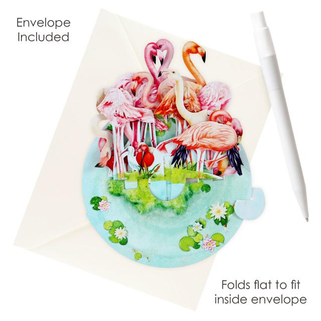 Santoro London Pirouettes - Flamingos