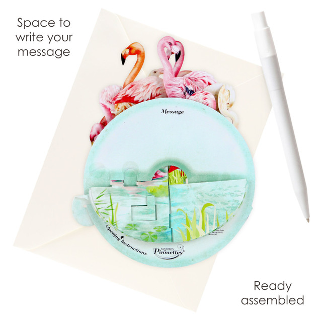 Santoro London Pirouettes - Flamingos