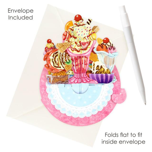 Santoro London Pirouettes - Ice-Cream Sundaes