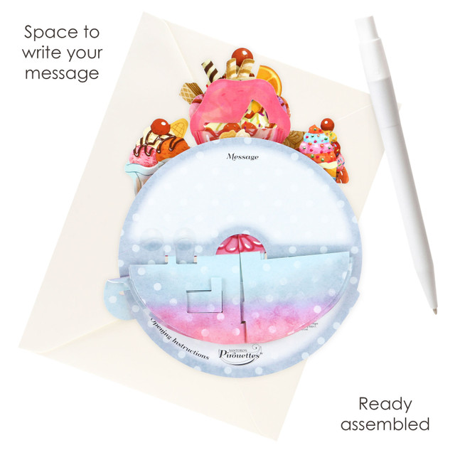 Santoro London Pirouettes - Ice-Cream Sundaes