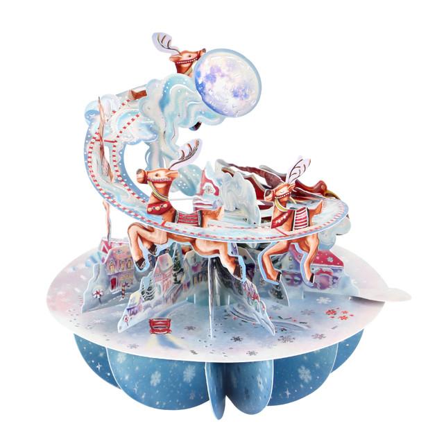 Santoro London Pirouettes - Santa's Sleigh