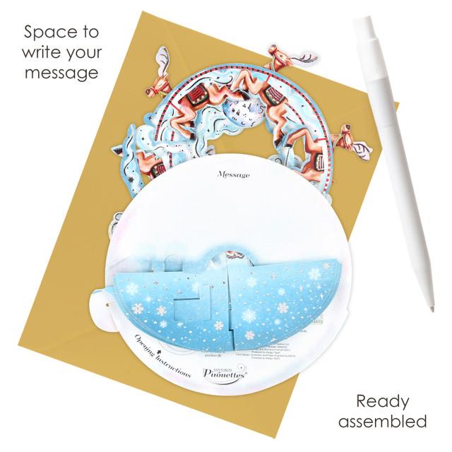 Santoro London Pirouettes - Santa's Sleigh