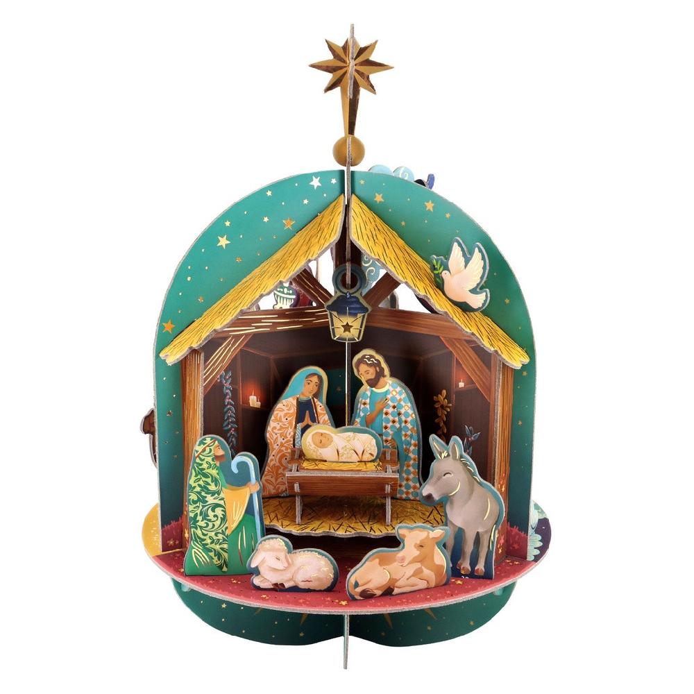 santoro london Pop and Build - Nativity Countdown
