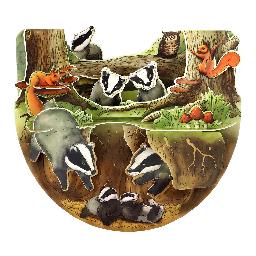 santoro london Popnrock - Badgers