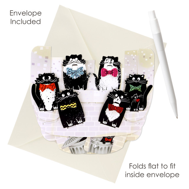 Santoro London Popnrock - Cats With Bowties