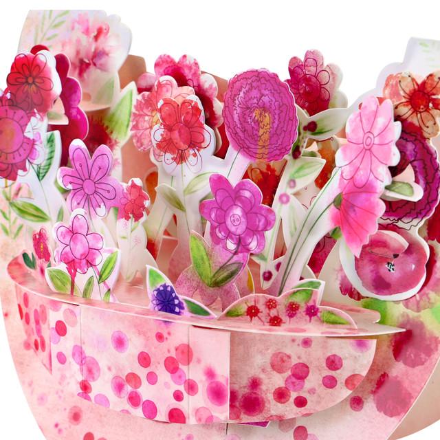 Santoro London Popnrock - Pink Bouquet