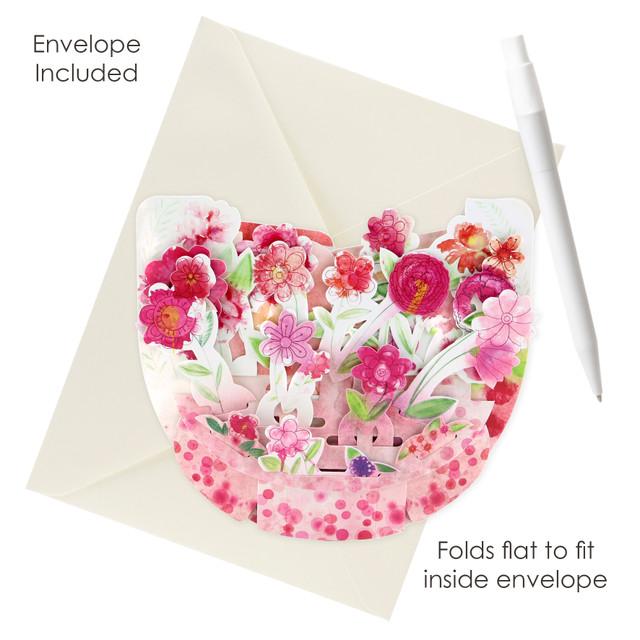 Santoro London Popnrock - Pink Bouquet