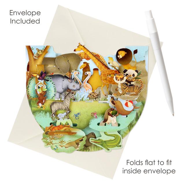 Santoro London Popnrock - Zoo Animals