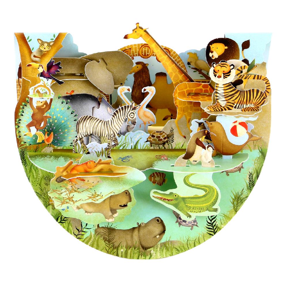 santoro london Popnrock - Zoo Animals