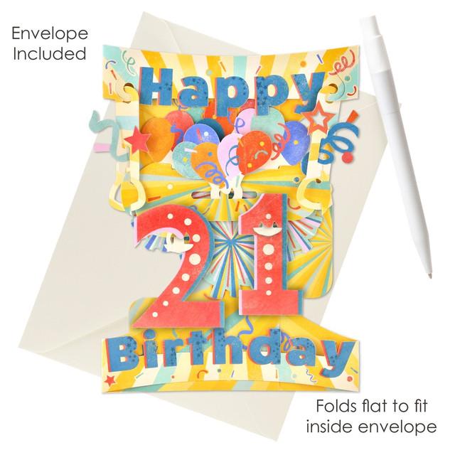Santoro London Swing Cards - 21 - Happy Birthday