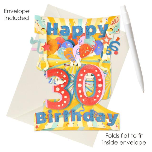 Santoro London Swing Cards - 30 - Happy Birthday