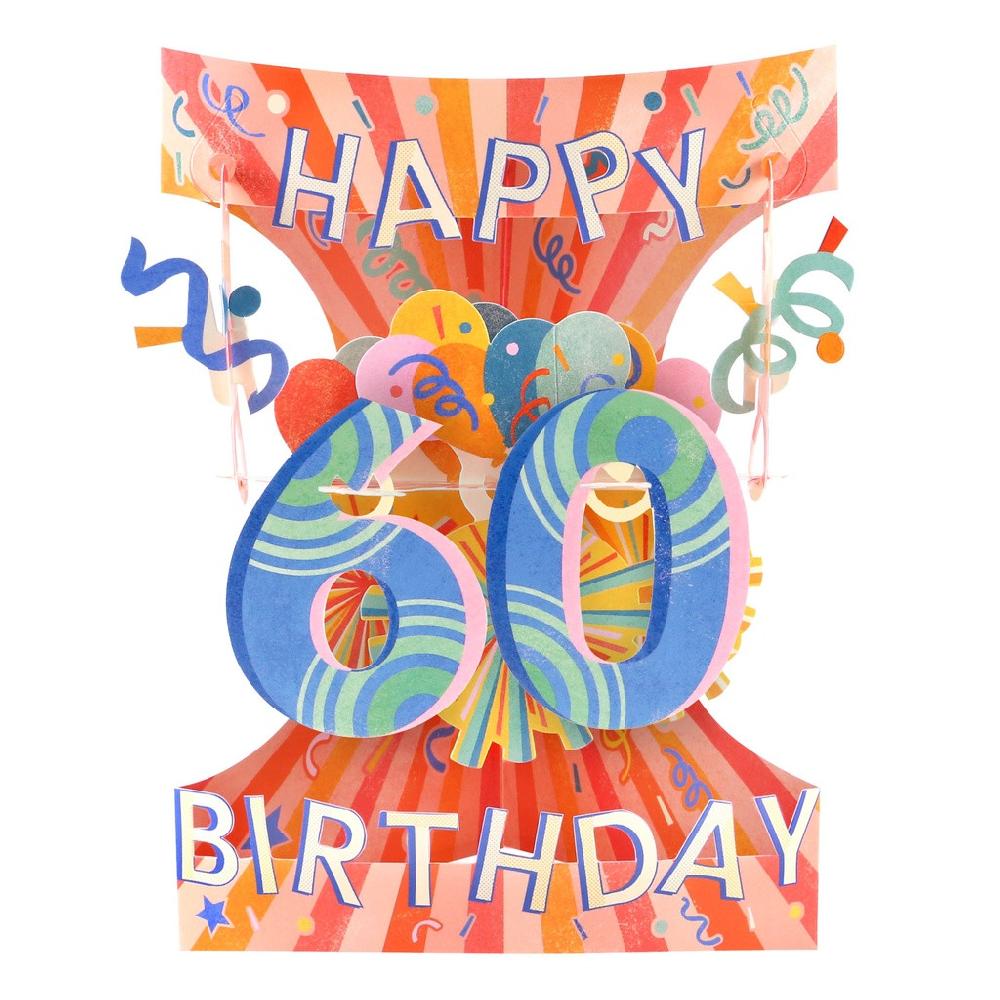 santoro london Swing Cards - 60 - Happy Birthday