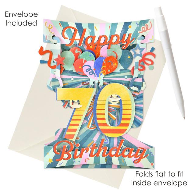 Santoro London Swing Cards - 70 - Happy Birthday