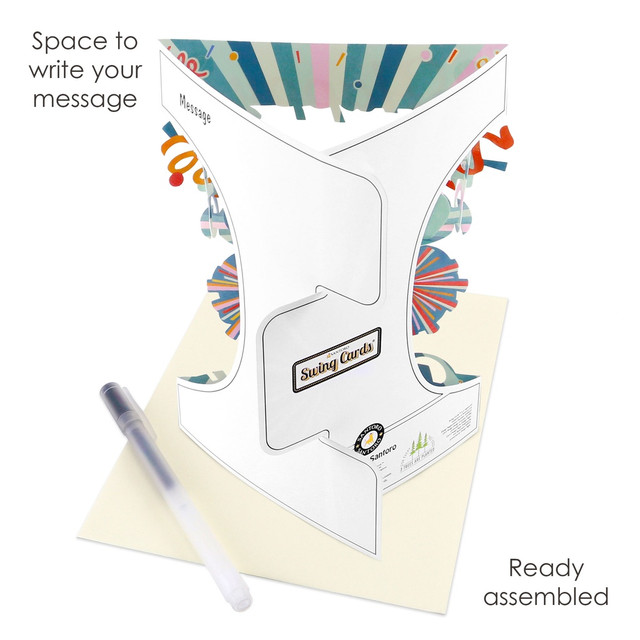 Santoro London Swing Cards - 70 - Happy Birthday