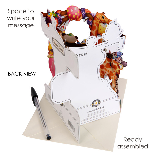 Santoro London Swing Cards - Animal Party