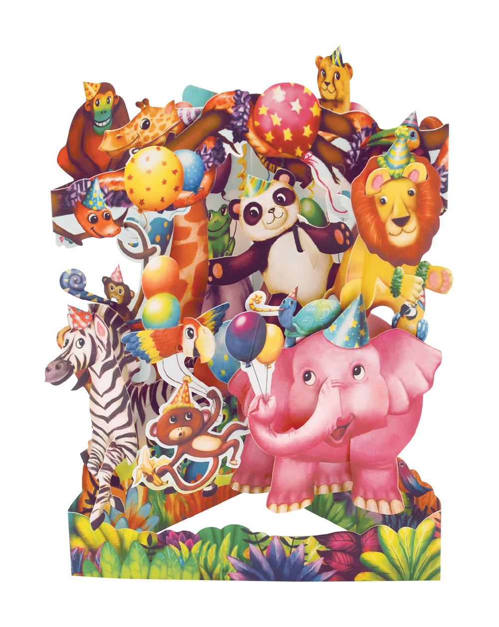 santoro london Swing Cards - Animal Party