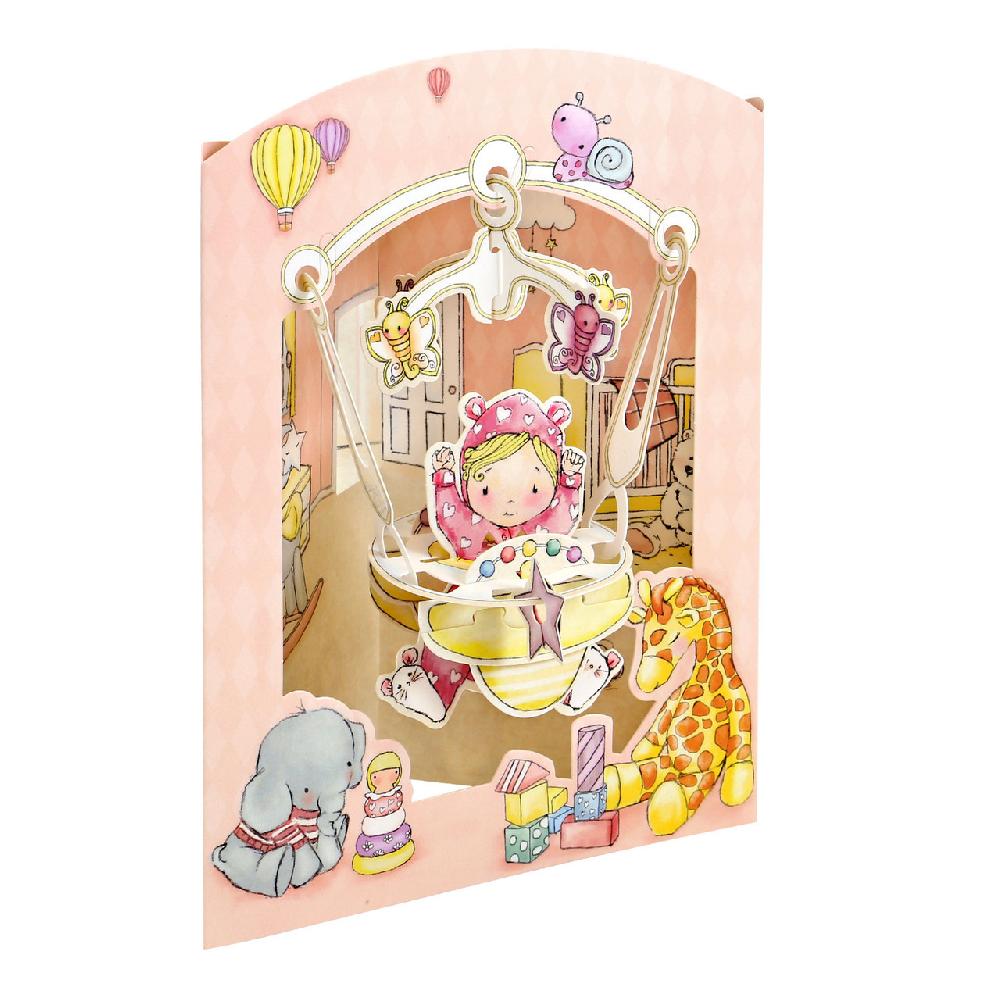 santoro london Swing Cards - Baby Girl