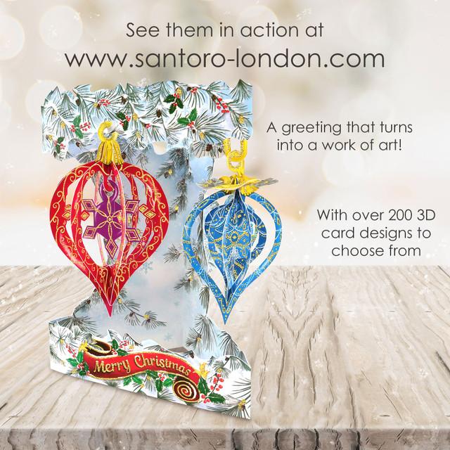 Santoro London Swing Cards - Baubles