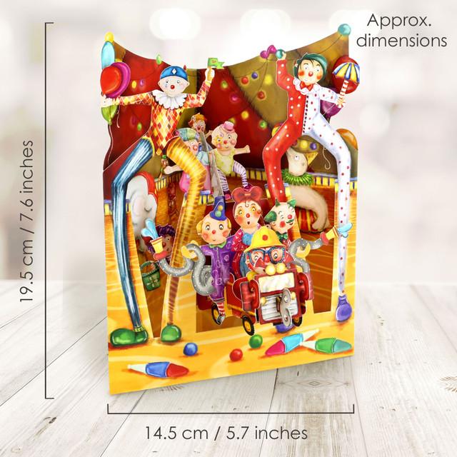 Santoro London Swing Cards - Big Top Clowns
