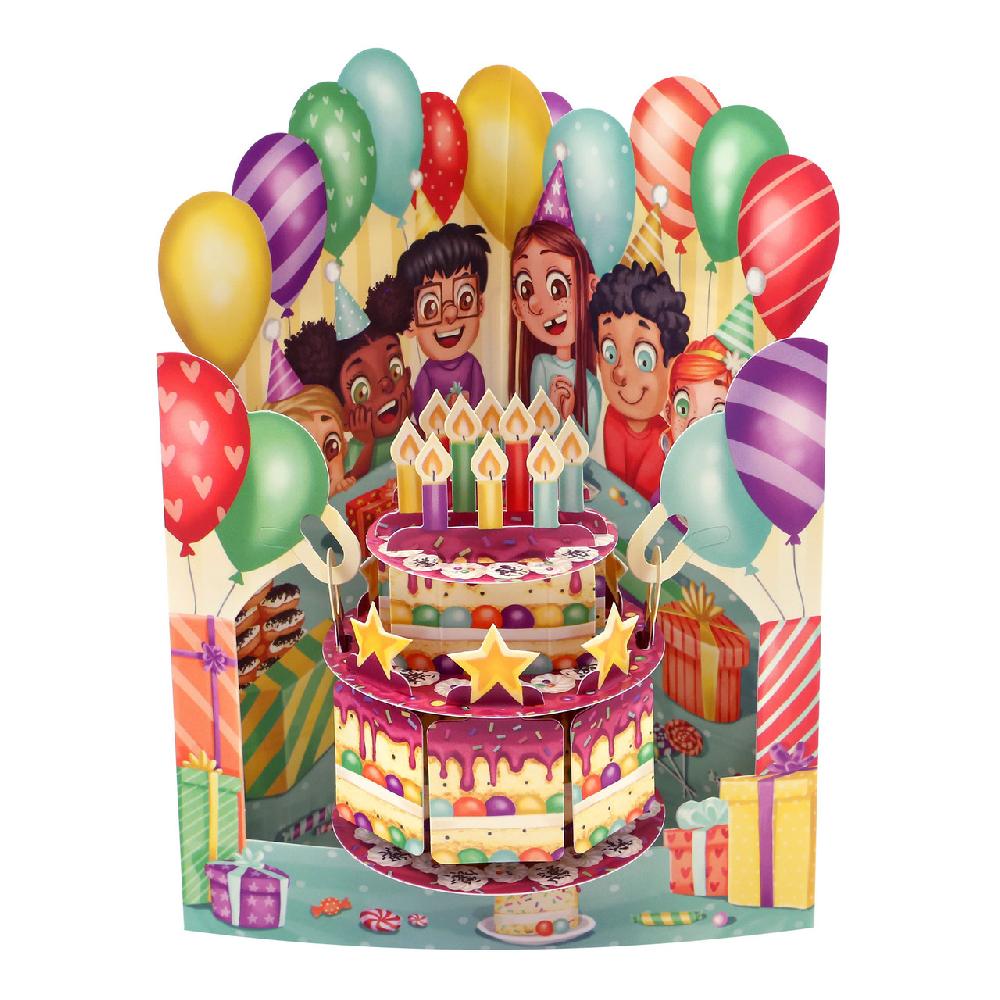 santoro london Swing Cards - Birthday Cake