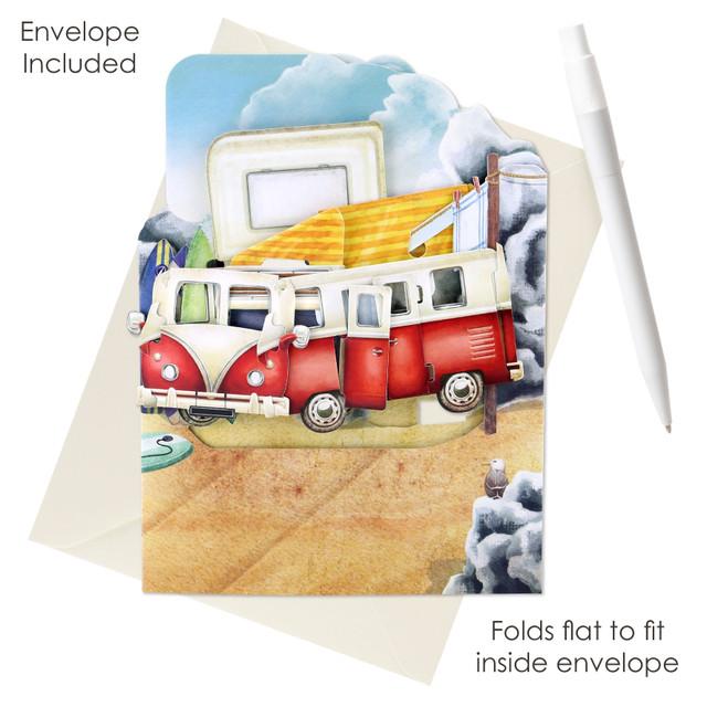 Santoro London Swing Cards - Camping Van