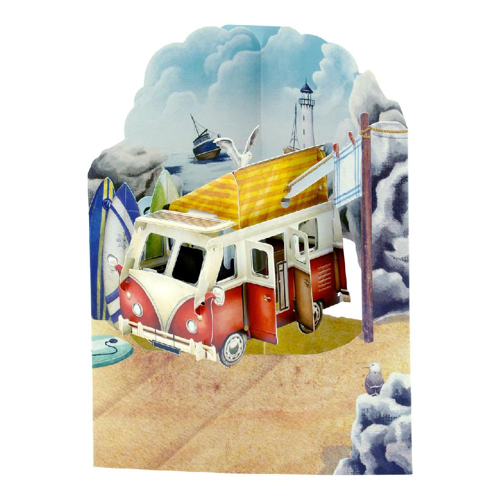 santoro london Swing Cards - Camping Van