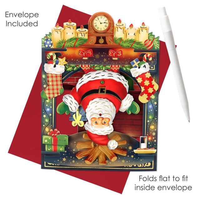 Santoro London Swing Cards - Father Christmas