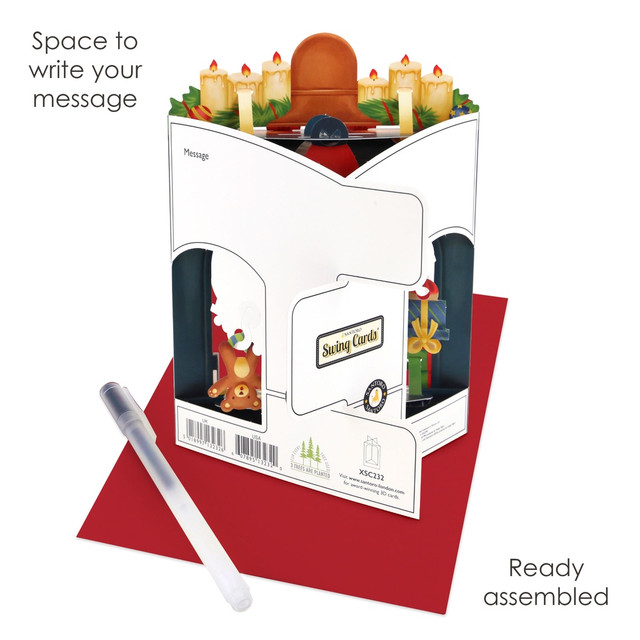 Santoro London Swing Cards - Father Christmas