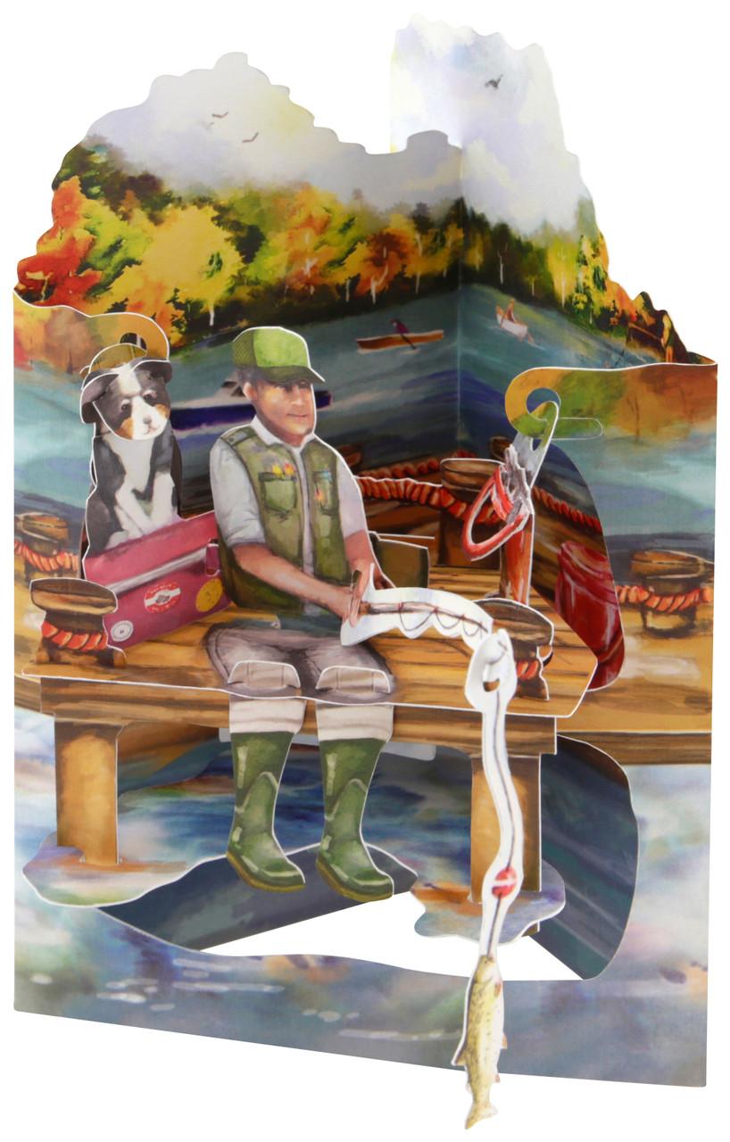 santoro london Swing Cards - Fishing